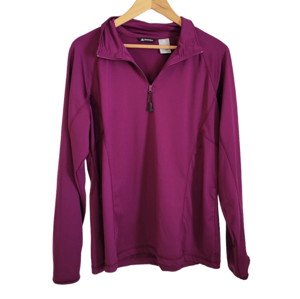 SNOZU Sport Quarter Zip Pullover Large